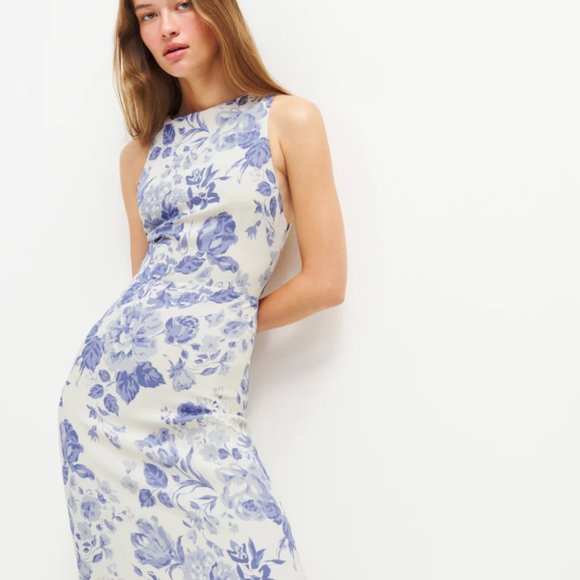 🆕 Reformation Ladri Dress / Lucerne / Size 4 / ✂🏷️ - Picture 1 of 7